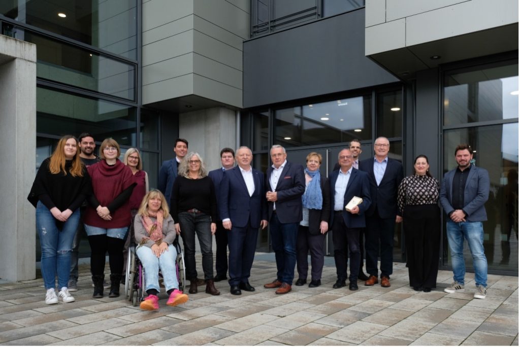 Gruppenbild anlässlich der Verleihung des Inklusionspreises